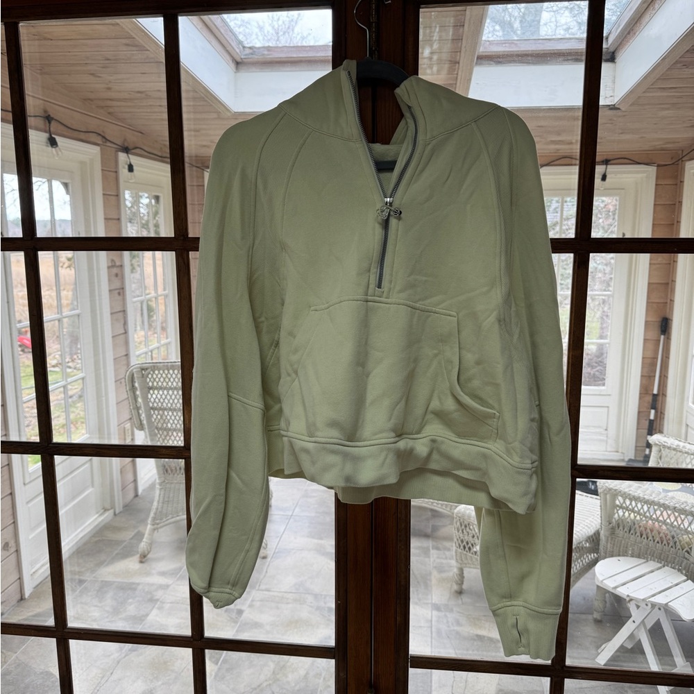 LuluLemon green quarter zip - Picture 4 of 4
